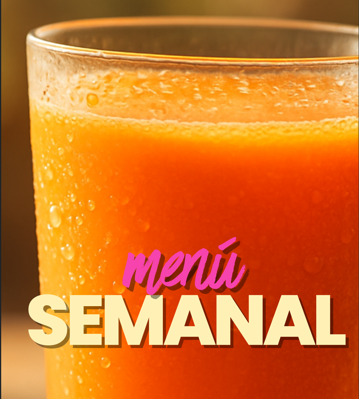 Menú semanal 